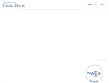 Tablet Screenshot of craigdavislaw.com